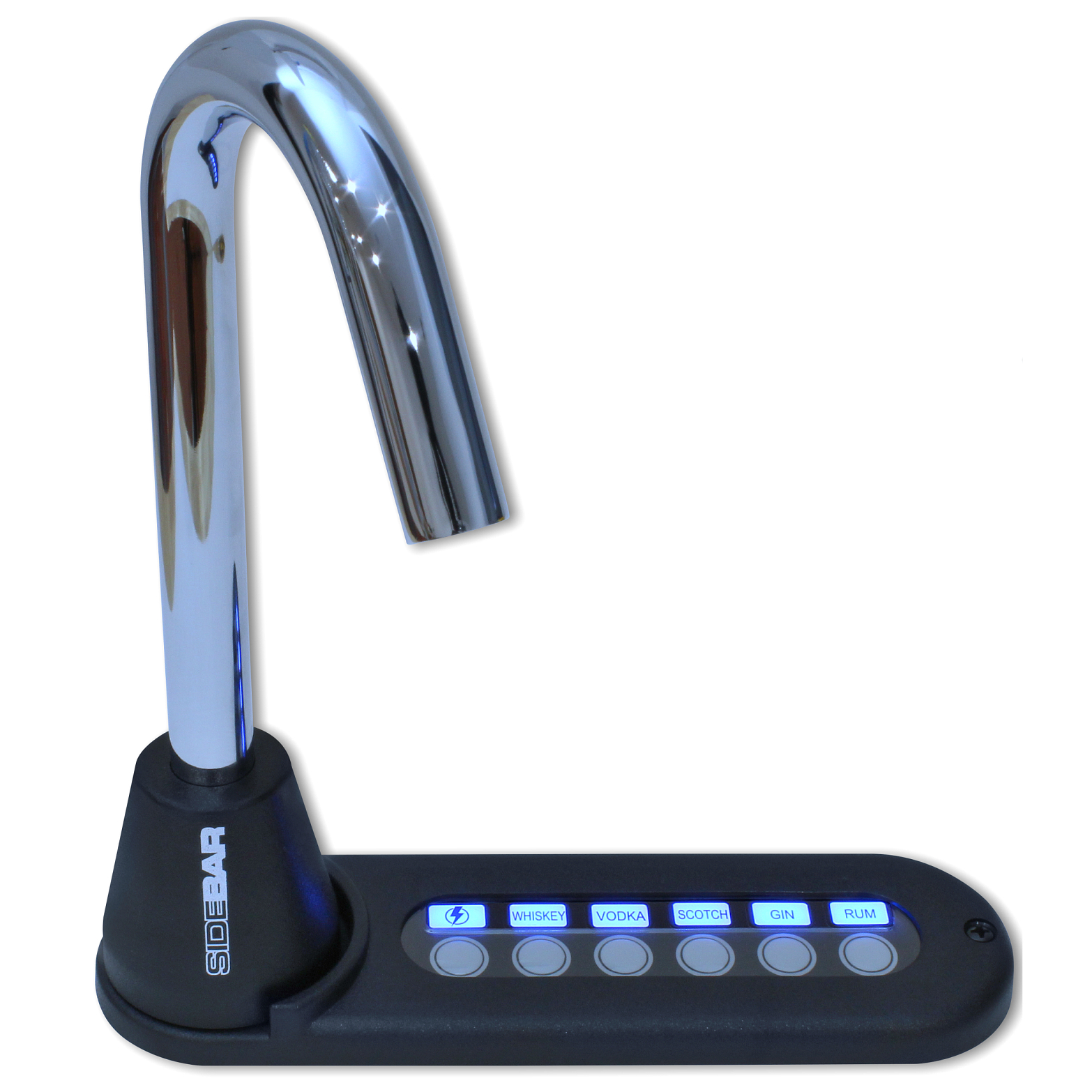 BLACK BASE, CHROME SPOUT 6880H